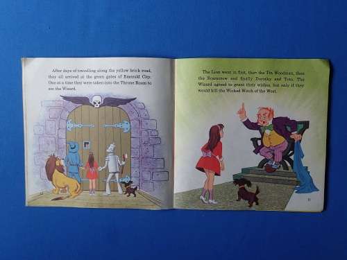 Mini LP Disneyland record and storybook - The Wizard of Oz 1968