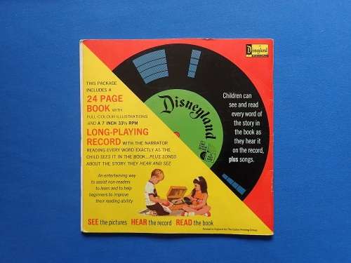 Mini LP Disneyland record and storybook - Peter Pan & Wendy 1966