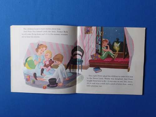 Mini LP Disneyland record and storybook - Peter Pan & Wendy 1966