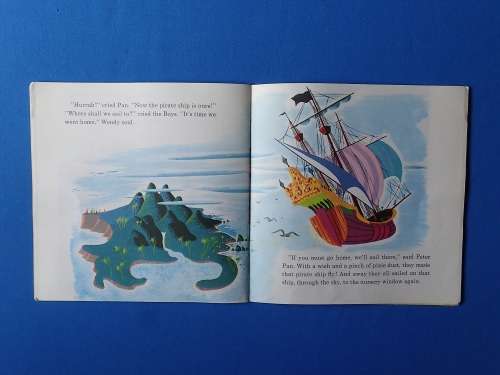 Mini LP Disneyland record and storybook - Peter Pan & Wendy 1966