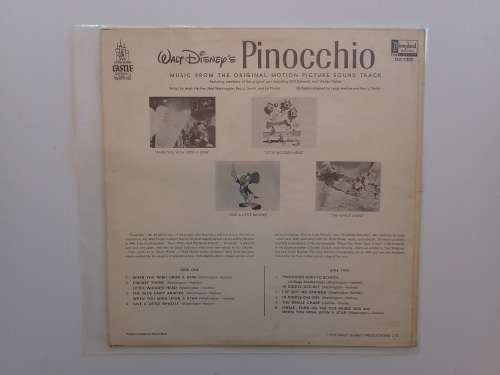 Walt Disney - Pinocchio 1970 (Vinyl LP Record)