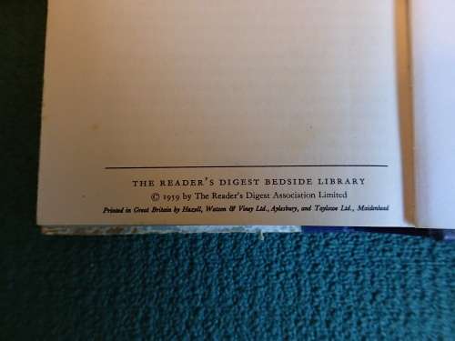 1950's Readers Digest Bedside Library Book Set