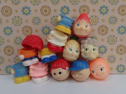 Rubber Exchangeable Figurine Playset