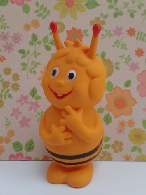 Vintage Squeaky Toy Maya the Bee