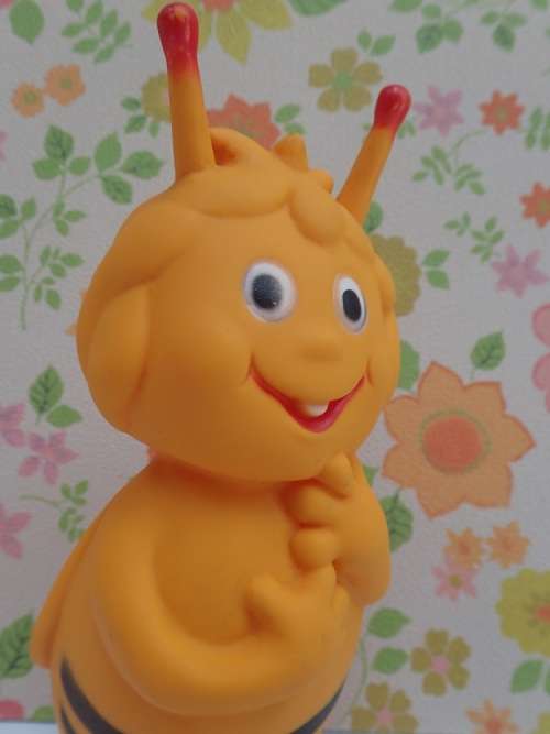 Vintage Squeaky Toy Maya the Bee
