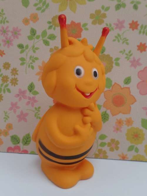 Vintage Squeaky Toy Maya the Bee