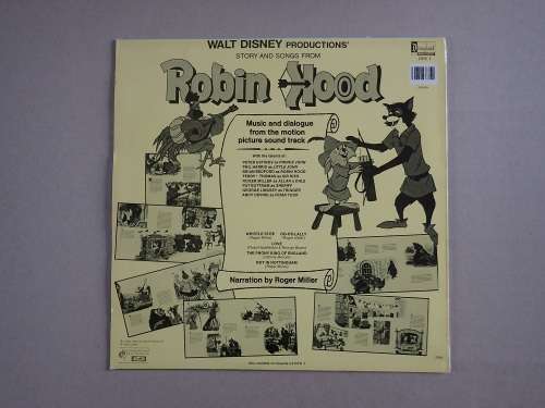 Walt Disney's Story and Songs from Robin Hood - 1982 (Vinyl LP Record)