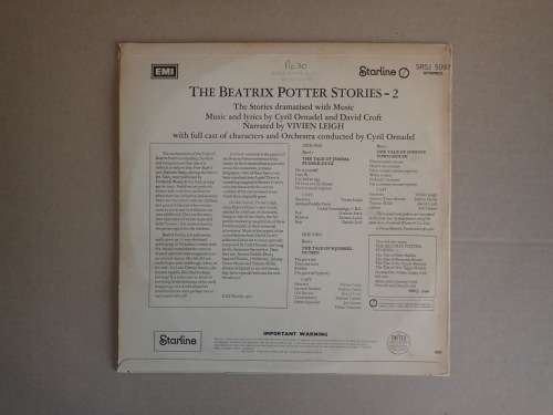 The Beatrix Potter Stories 2 - 1960 (Vinyl LP Record)