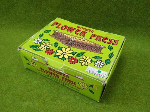 Vintage Wooden Flower Press (with original box)
