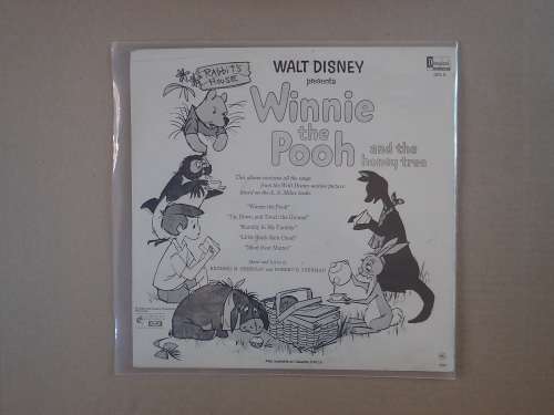 Winnie the Pooh and the Honey Tree (Vinyl LP Record) 1980