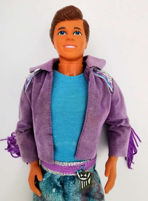 RESERVED FOR GIZELLE 1989 Vintage Western Fun Ken Fashion Doll Mattel