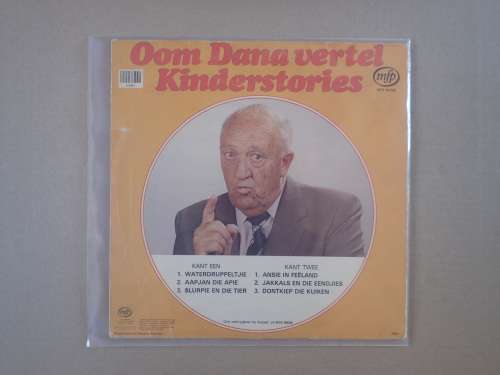 Childrens LP record - Oom Dana vertel Kinderstories