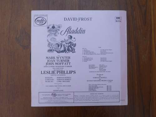 Childrens LP record - David Frost presents Aladdin