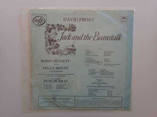 Childrens LP record - Jack and the Beanstalk - David Frost