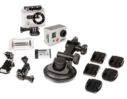 Go Pro Hero 3+ with mounting kits