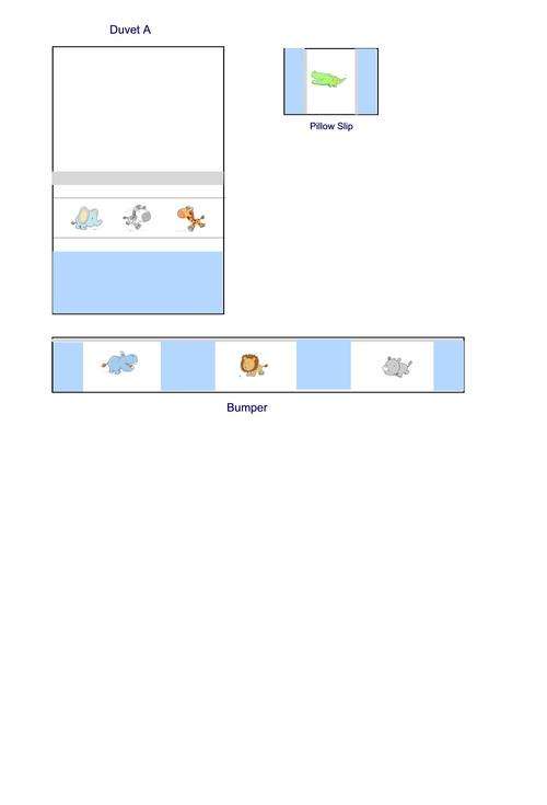 Wild Animals Embroidered 7 Piece Baby Linen Sets - Reserved for Malise