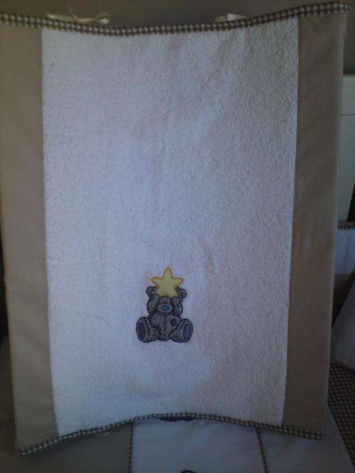Tatty Bear Embroidered Changing Mat  Cover and Inner