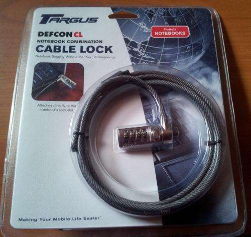 Targus Defcon CL Notebook Cable Lock