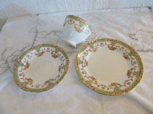 stunning vintage  sutherland tea cup trio lot 2