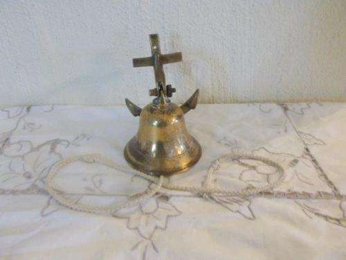 Outside brass door bell