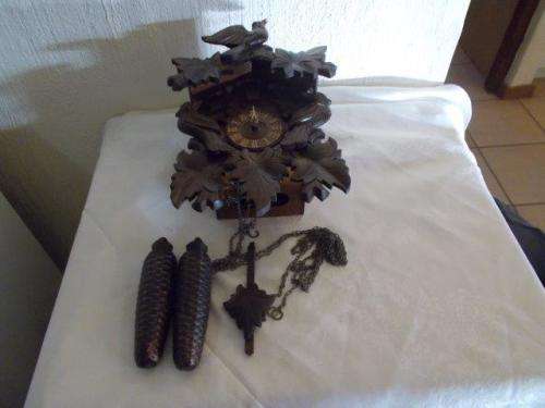 Vintage wooden made in germany cuckoo clock