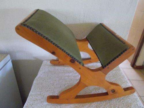 Wooden foot stool