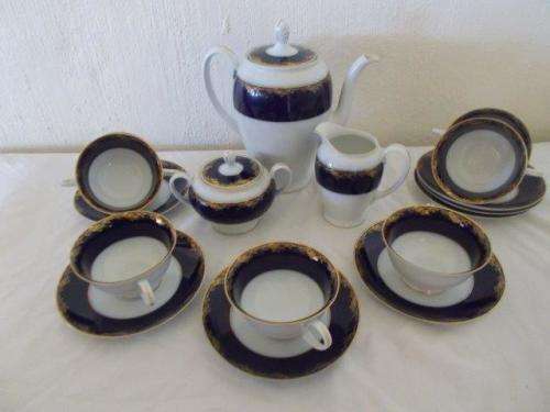 Vintage Colt blue and gold Rosenthal made in germany rare coffee/tea set
