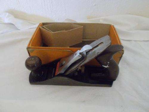 boxed vintage Stanley wood plane