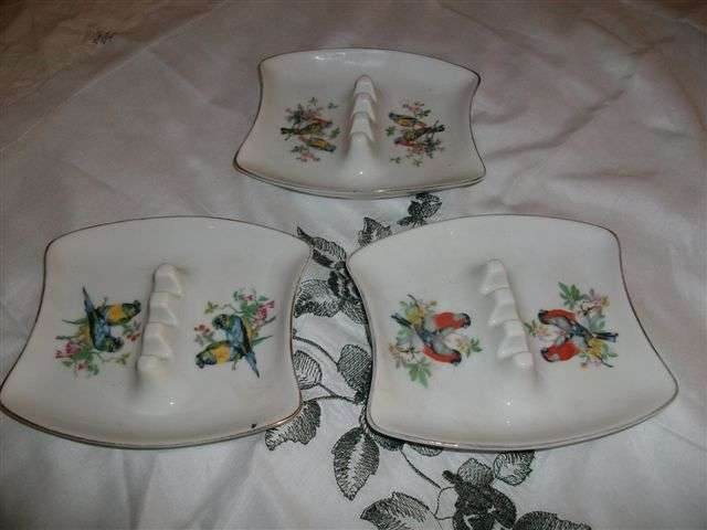 nice collection of three ashtrays