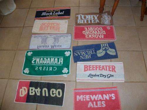Collection of assorted bar towels