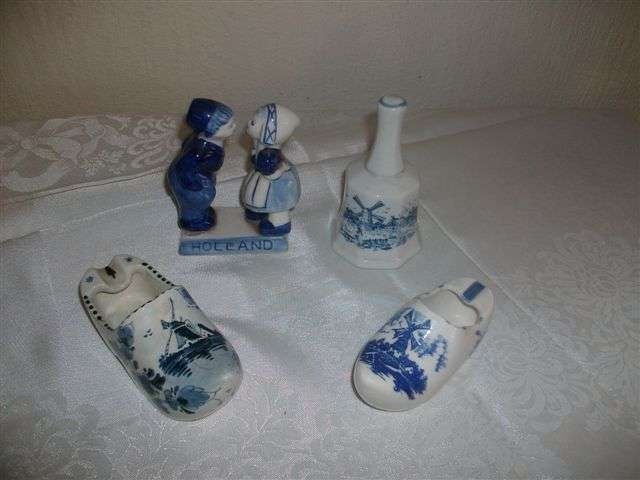 Blue and white collection of some ornaments