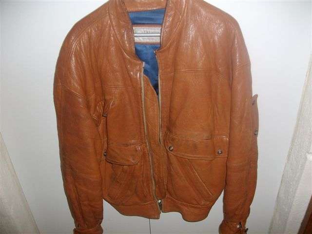 Mens vintage leather jacket