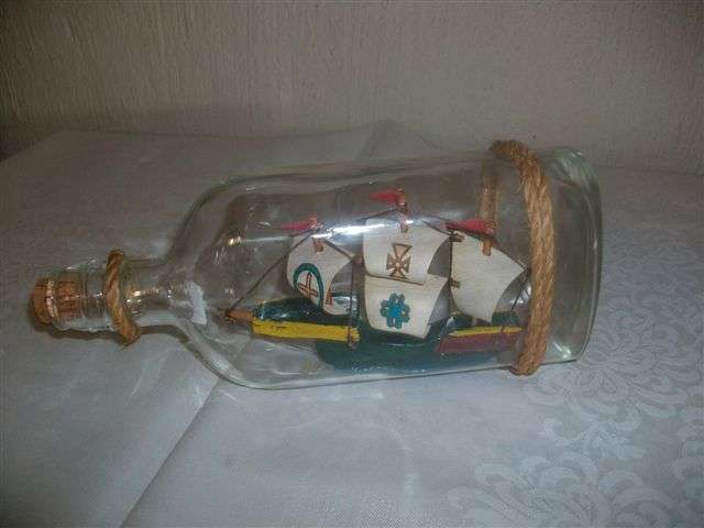 Collectable ship in a bottle