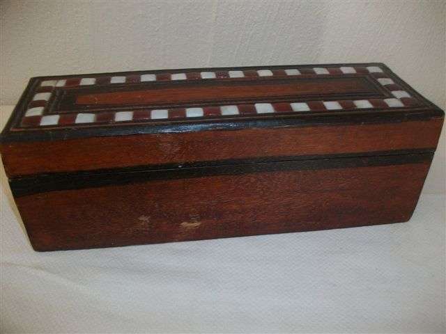 Wooden long trinket box