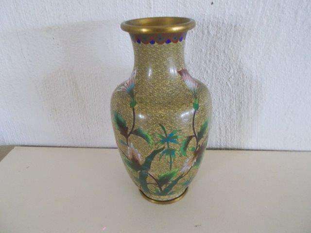 Stunning cloisonne vase