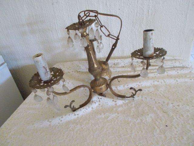 lovely vintage looking metal ceiling lamp
