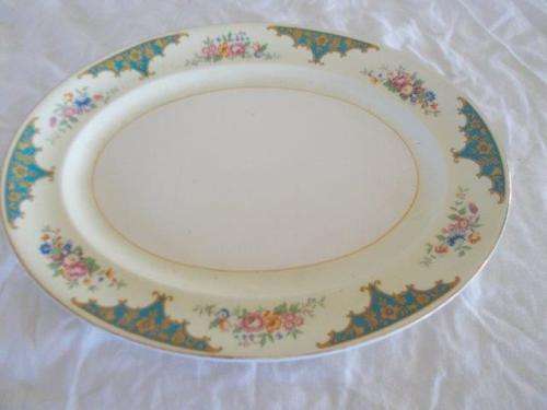 pretty oval vintage johnson brothers serving platter