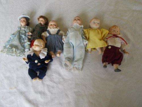 Assorted collectable nice porcelain dolls and small baby dolls