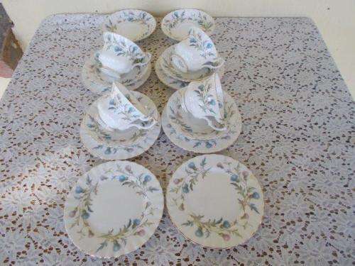 four nice royal albert brigton tea cup duos