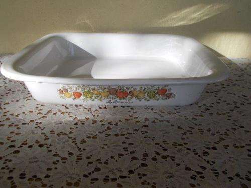 vintage corning wear casrole long oven dish