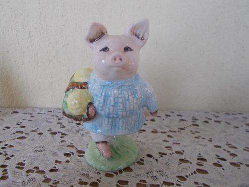 Royal albert beatrix potter little pig robision figurine