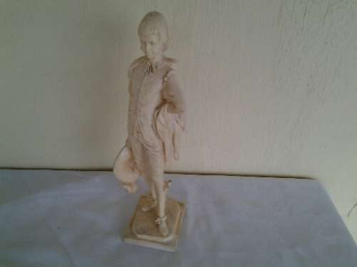 nice tall vintage resin man figurine for you're collection