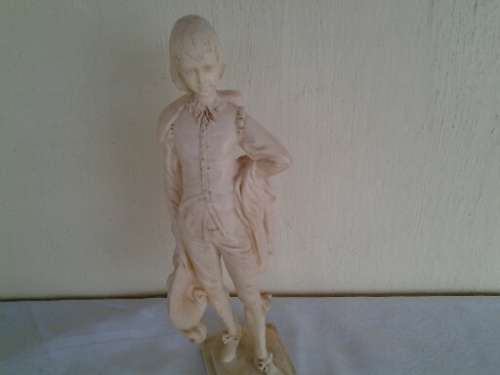nice tall vintage resin man figurine for you're collection