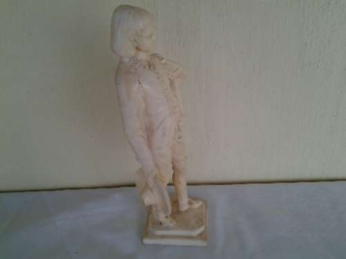 nice tall vintage resin man figurine for you're collection
