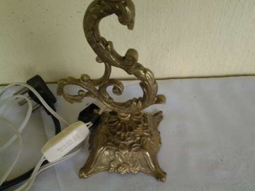stunning vintage ornate brass lamp base