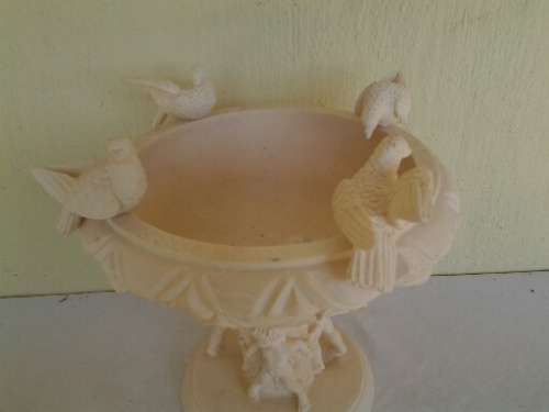 stunning little resin cherub ornamental bird bath