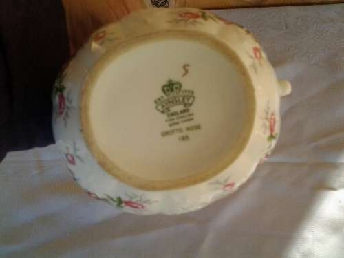 Stunning large porcelain Ashely Ansley creamer jug