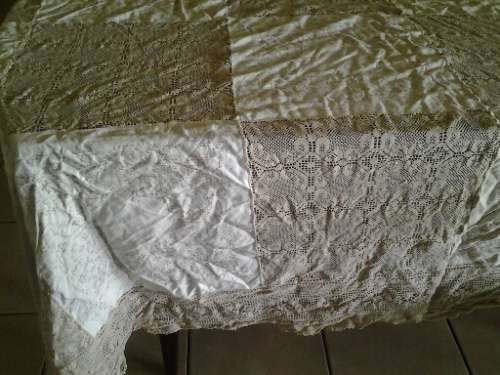 Large and stunning vintage table cloth