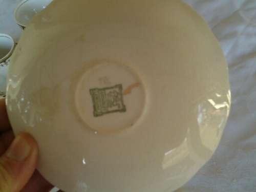 vintage part porcelain Grindley Cream petal coffee set