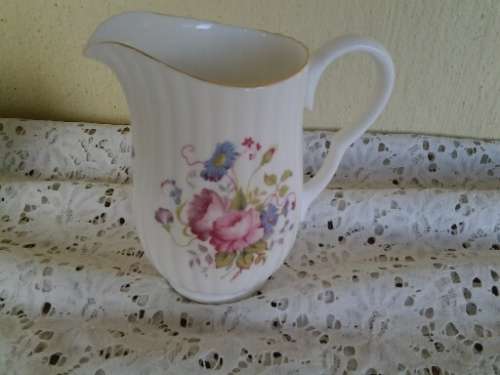 very pretty vintage floral pattern porcelain Coalport milk jug